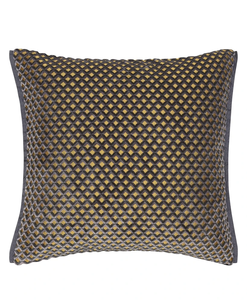 Designers Guild Portland Graphite Velvet Decorative Pillow