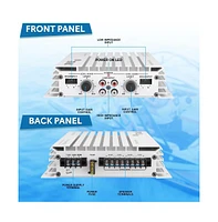 Pyle 4-Ch. Elite Series Marine Amplifier, Waterproof, 400 Watt, Dual Mosfet Power Supply