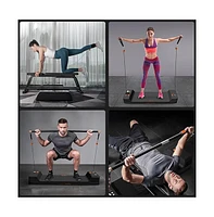 Squatz Travel Apollo Fitness Board, Push-Up Body Workout System Equipment