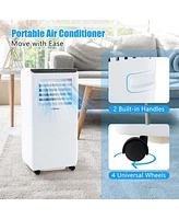 8000 Btu Portable Air Conditioner 3 -in-1 Air Cooler Dehumidifier Fan 24H Timer 5000 Btu(8000BTU Ashrae)