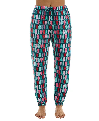 Roudelain Women's Cozy Luxe Printed Sleep Joggers