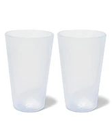 Silipint Pint Glasses: 2 pk - Icicle