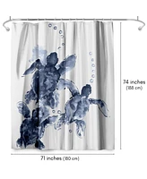 Americanflat Coastal Shower Curtain Revolving Motion by Suren Nersisyan