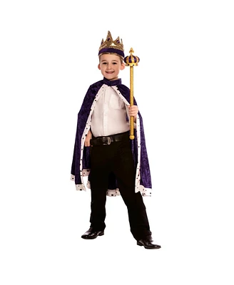 Dress Up America King Crown Robe Costume Set