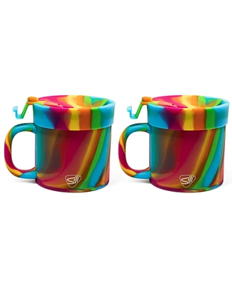 Silipint Coffee Mug w/ Lid: 16oz: 2 pk