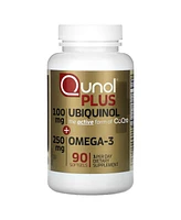 Qunol Plus Ubiquinol + Omega-3 100 mg + 250 mg