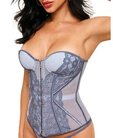 Adore Me Women's Padma Sweetheart Corset & G-String Set