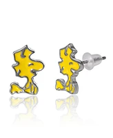 Peanuts Snoopy Enamel 6 Piece Earring Set, Studs and Hoops