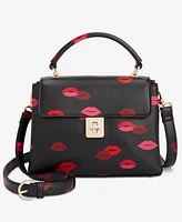 On 34th Tandii Lip Party Print Small Satchel Crossbody, Created for Macy's