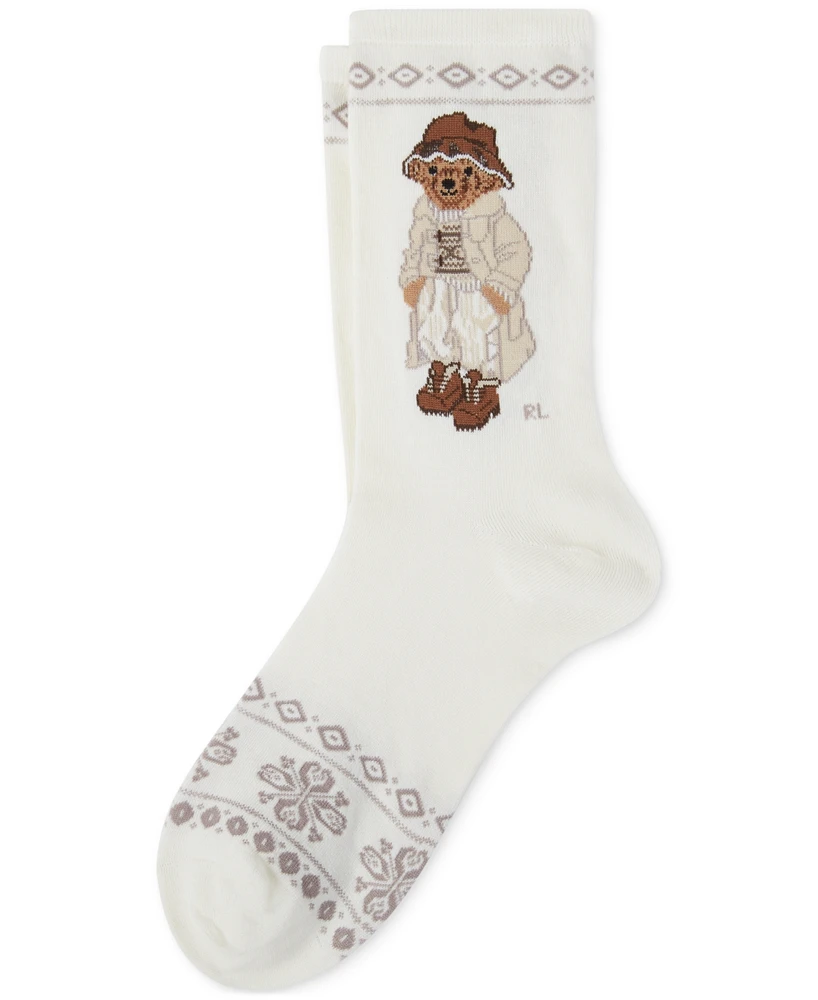 Polo Ralph Lauren Women's Winter Bear Crew Socks