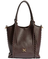 Sam Edelman Sylvia Whipstitch Small Leather Crossbody Tote