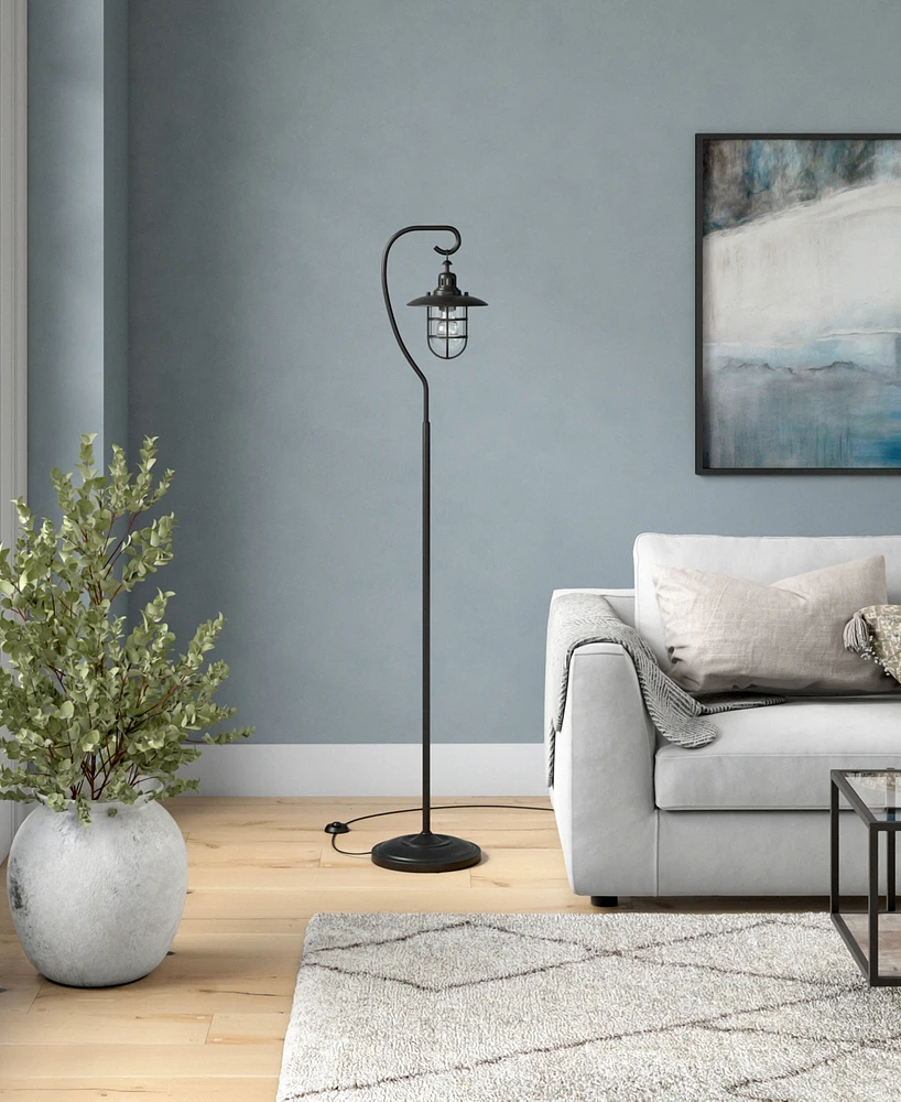 Hudson & Canal 63.5" Metal Bay Nautical Floor Lamp