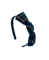 Bits & Bows Girls Plaid Bow Headband