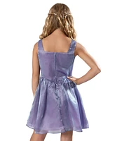 Rare Editions Big Girls Shimmer Organza Party Dress