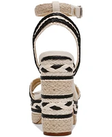 Steve Madden Women's Luccie Platform Raffia Dress Sandals