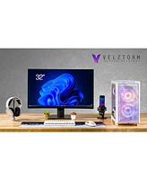 Velztorm White Mini Pilum Gaming Desktop Pc (Amd Ryzen 7 5700X 3.40Ghz, GeForce Rtx 3070 8GB, 16GB DDR4, 1TB PCIe NVMe Ssd + 2TB Hdd (3.5), Win 10 Pro