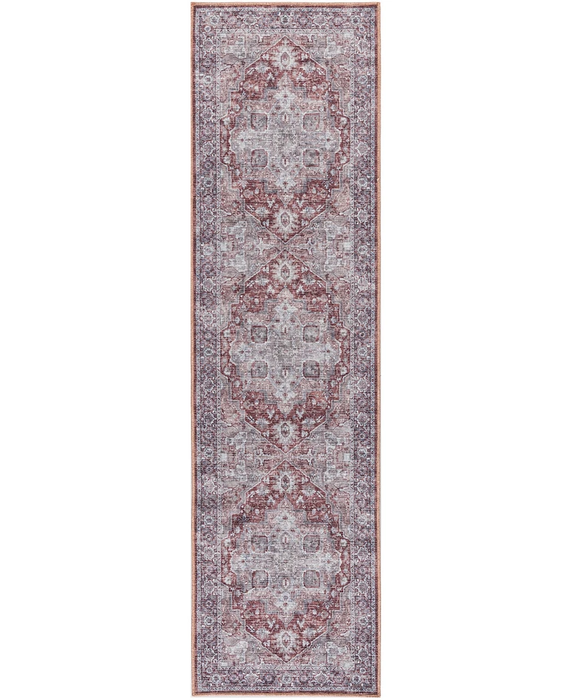 Nicole Curtis Machine Washable Series 1 SR101 2'x6' Runner Area Rug