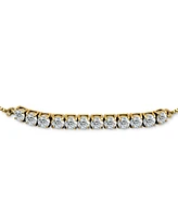 Giani Bernini Cubic Zirconia Curved Bar Bolo Bracelet, Created for Macy's