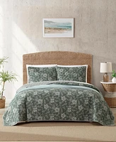 Tommy Bahama Home Hibiscus Jungle Reversible -Pc. Quilt Set