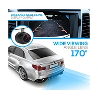 Pyle Compact Car Backup Camera with Night Vision, 170° Viewing Angle