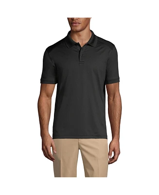 Lands' End Men's School Uniform Short Sleeve Rapid Dry Polo Shirt