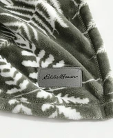 Eddie Bauer Fern Garden Ultra Soft Plush Fleece Blanket