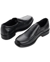 Alpine Swiss Men's Dress Shoes Leather Lined Slip On Loafers Good for Suit Jeans