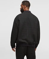 Mode of One Men's Tweed Bomber Jacket, Exclusively at Macy's