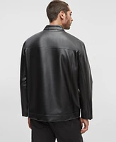 Mode of One Men's Faux-Leather Moto Jacket, Exclusively at Macy's