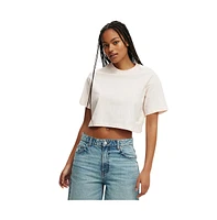 Cotton On Women's Cropped Boxy Tee