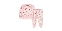 Gerber Baby Girls Sweatshirt & Active Pant Set