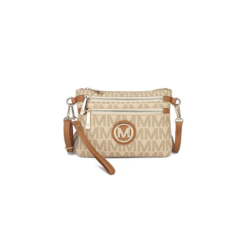 Mkf Collection Geneve M Signature Functional Crossbody & Wristlet by Mia K