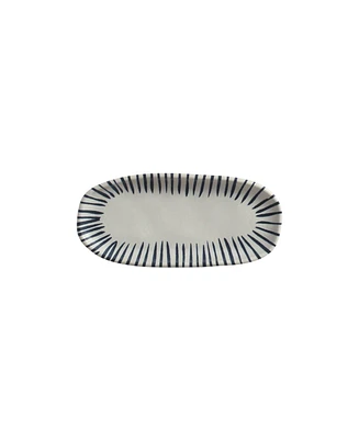 Porto Brasil Elemento Stoneware Shallow Oval Platters, Set of 4