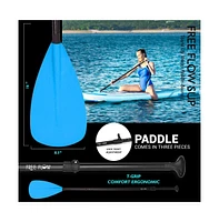 SereneLife Free-Flow Inflatable Stand-Up Paddle-Board (Sup), 10.5 ft.