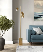 Hudson & Canal 65" Metal Dorset 3-Light Floor Lamp