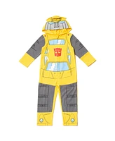 Transformers Toddler Boys Bumblebee Optimus Prime Zip Up Costume Coverall