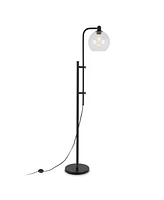 Hudson & Canal 68" Metal Antho Height-Adjustable Floor Lamp