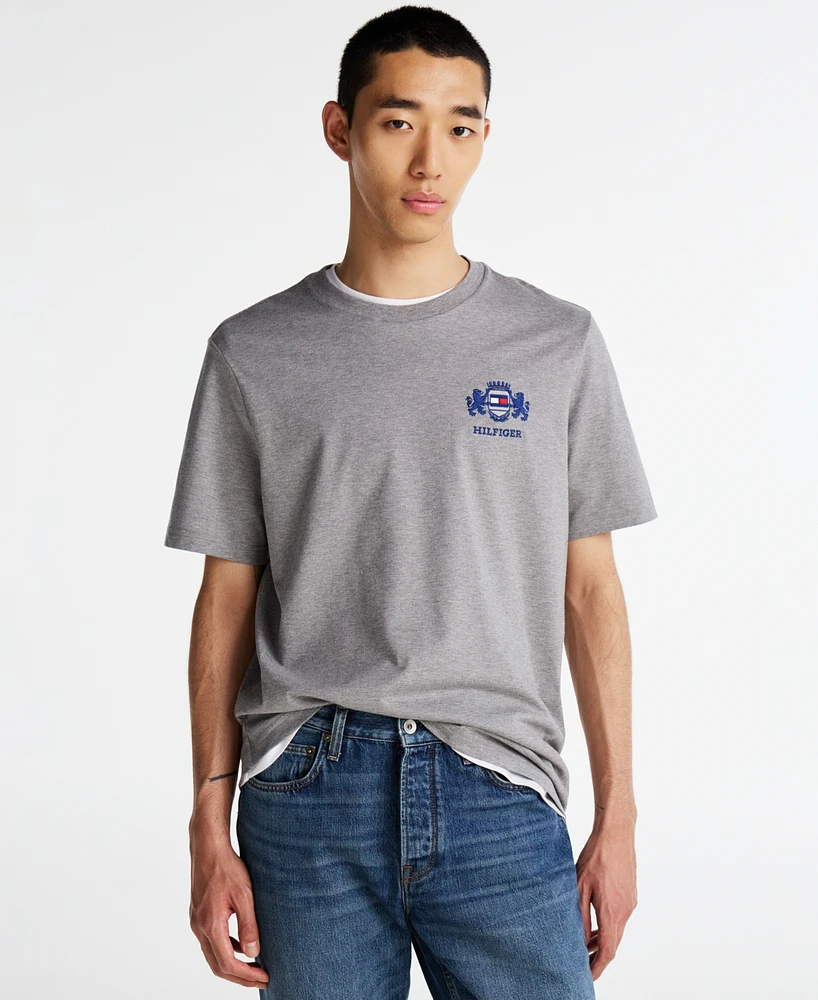 Tommy Hilfiger Men's Embroidered Logo Crest T-Shirt