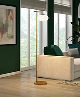 Hudson & Canal 68" Metal Blume Tall Arc Floor Lamp