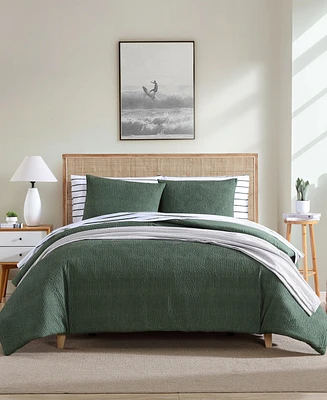 Nautica Point Harbor Embossed 3- Pc. Comforter Set, Full/Queen