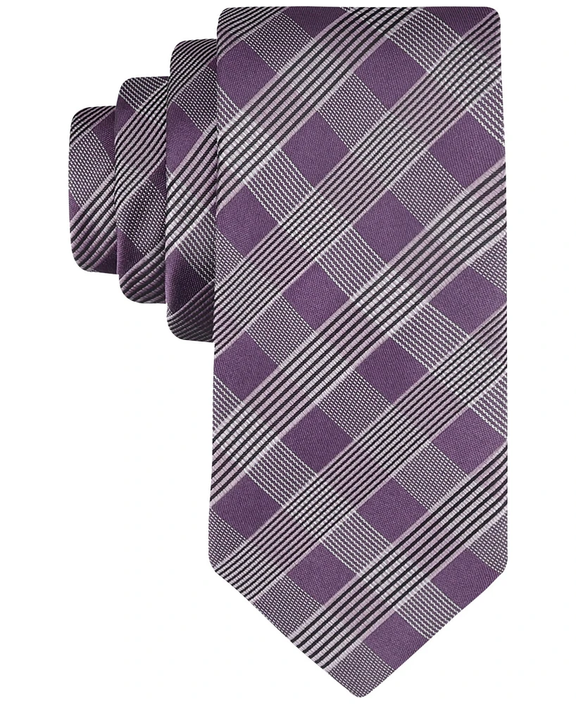 Calvin Klein Men's Zayla Plaid Tie