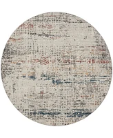 Nourison Home Rustic Textures RUS14 5'3"x5'3" Round Area Rug