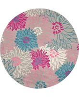 Nourison Home Passion PSN17 8'x8' Round Area Rug