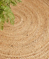 Nourison Home Natural Jute NJT03 6'x6' Round Area Rug