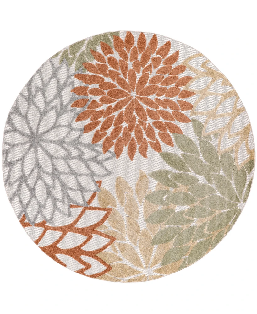 Nourison Home Aloha ALH05 7'10"x7'10" Round Area Rug