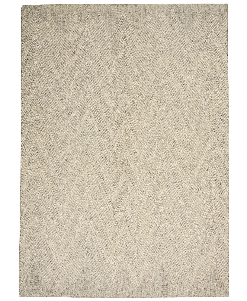 Nourison Home Interlock ITL04 3'9"x5'9" Area Rug