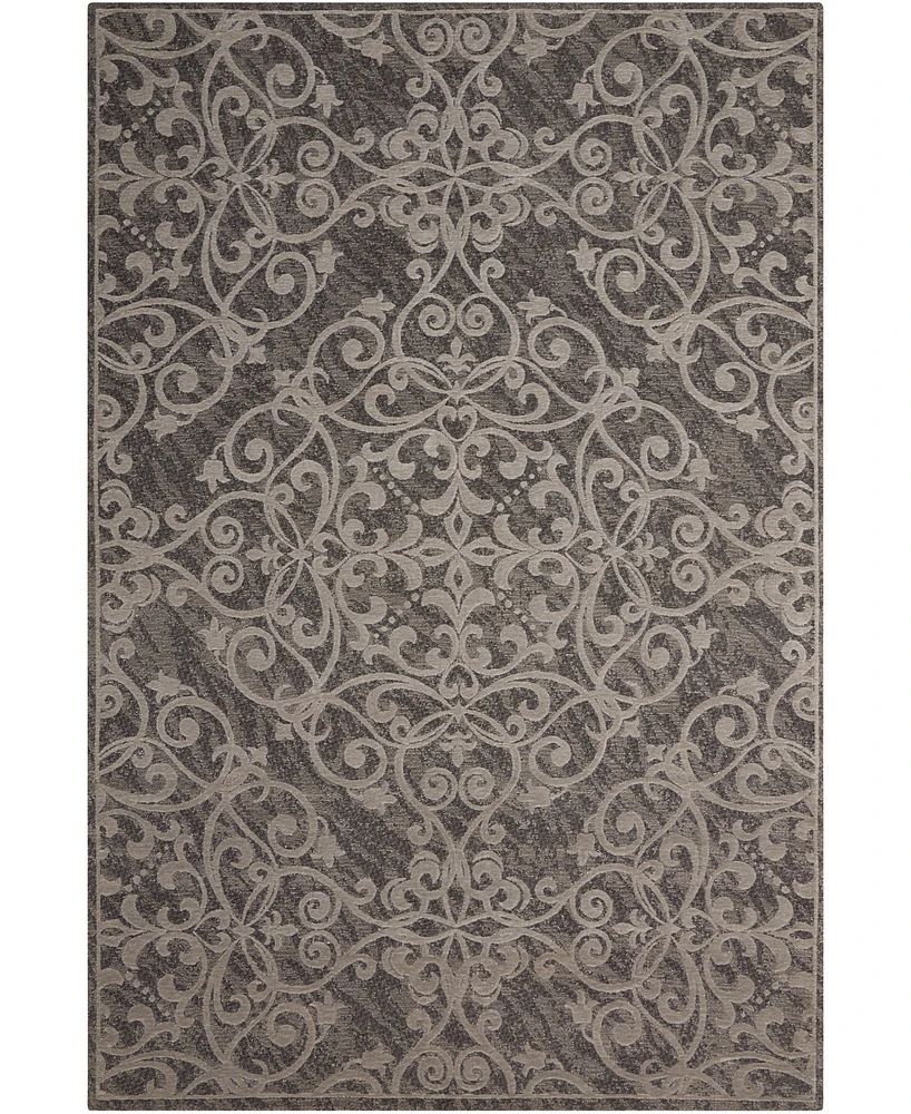 Nourison Home Damask DAS01 5'x7' Area Rug