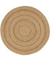 Nourison Home Natural Seagrass NSG01 4'x4' Round Area Rug