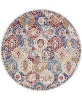 Nourison Home Grafix GRF31 5'3"x5'3" Round Area Rug