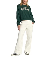 Rvca Juniors' Ivy League Fleece Crewneck Sweatshirt